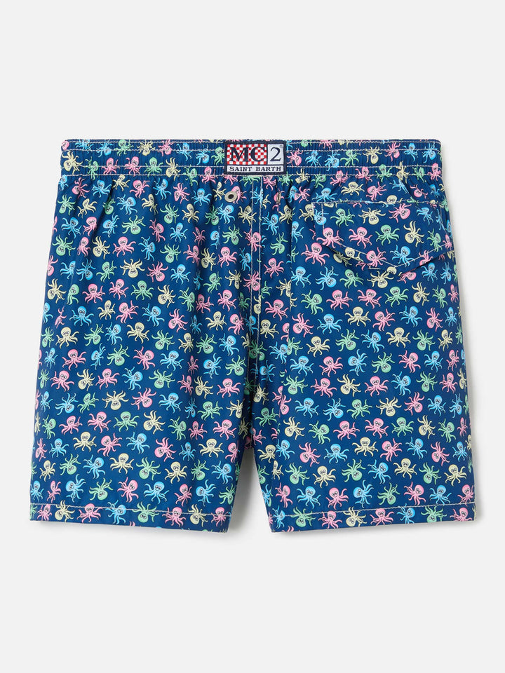 Jean Lighting swim shorts with Octopus all-over print