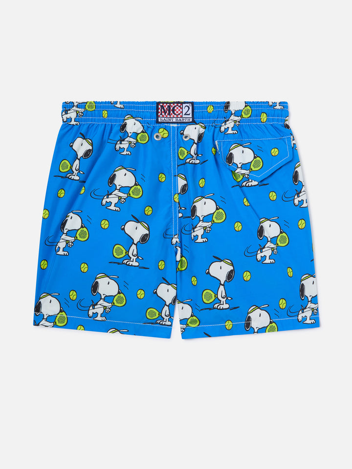 Badehose für Jungen aus leichtem Material mit Snoopy Padel-Print | SNOOPY - PEANUTS™ SPECIAL EDITION 