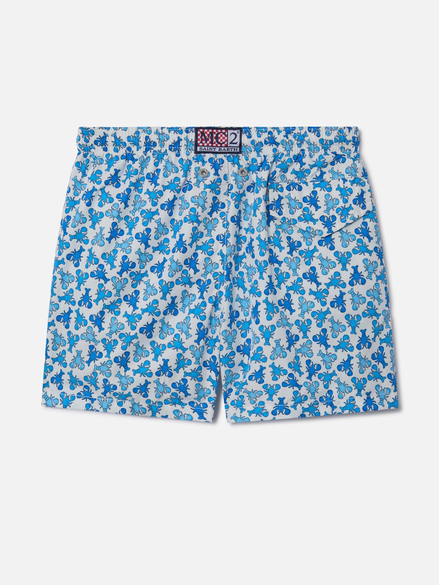 Bañador de tejido ligero para niño Jean Lighting con estampado de langosta 