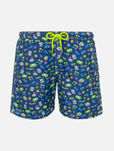 Badeshorts für Jungen mit Retro-Spiele-Print