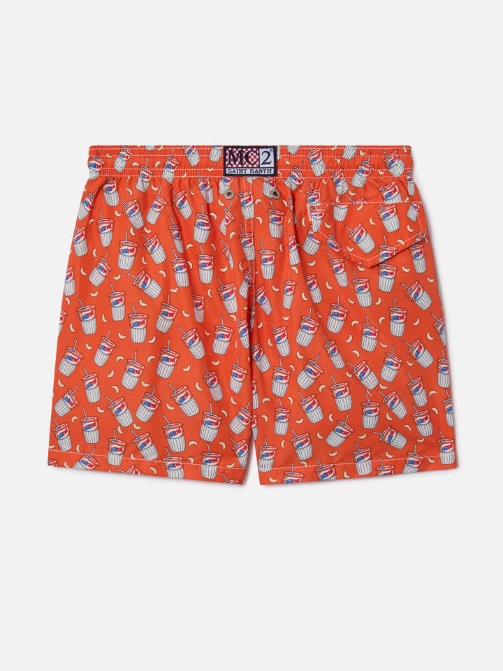 Boy swim shorts with Estathé print | Estathé® Special Edition