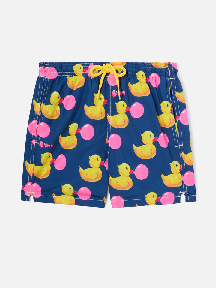 Badeshorts für Jungen mit Enten-Print | BIG BABOL® SPECIAL EDITION 