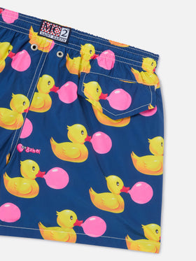 Boy swim shorts with ducky print |  BIG BABOL® SPECIAL EDITION