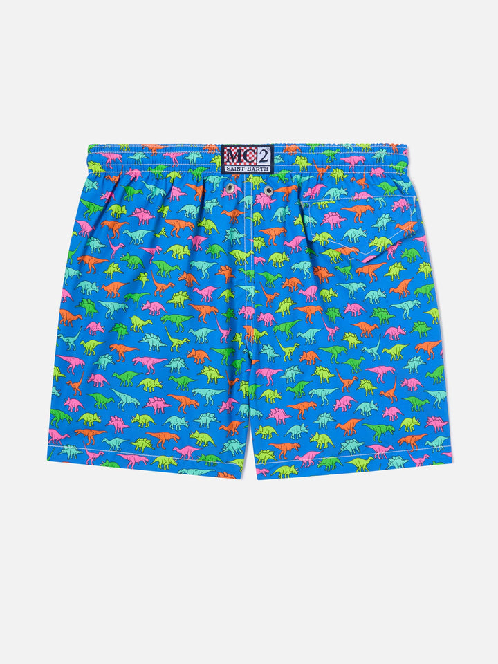 Badehose für Jungen mit mehrfarbigem Dinosaurier-Print 