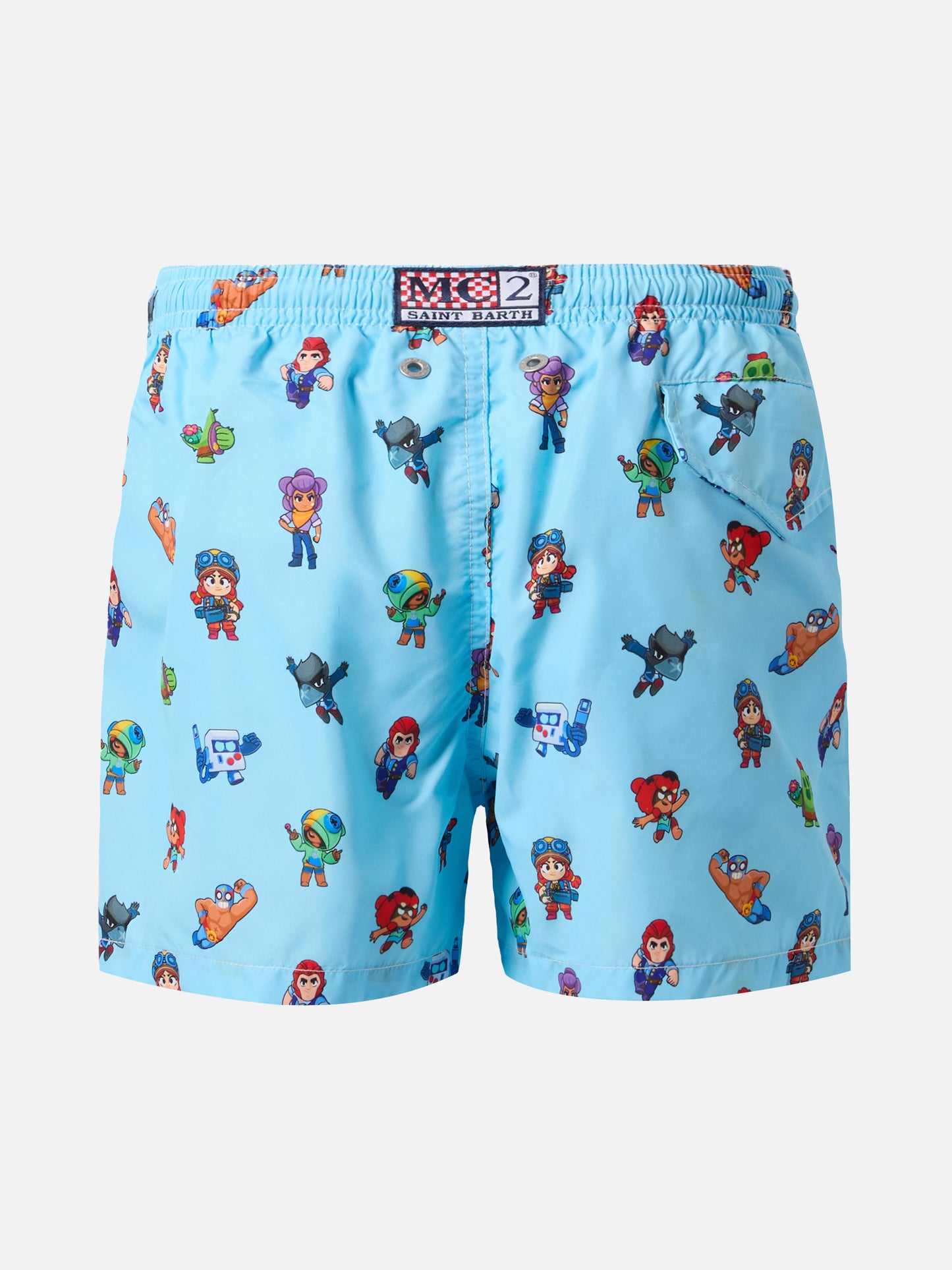 Jean Lighting lightweight fabric swim shorts with Brawl Stars print | BRAWL SPECIAL EDITION