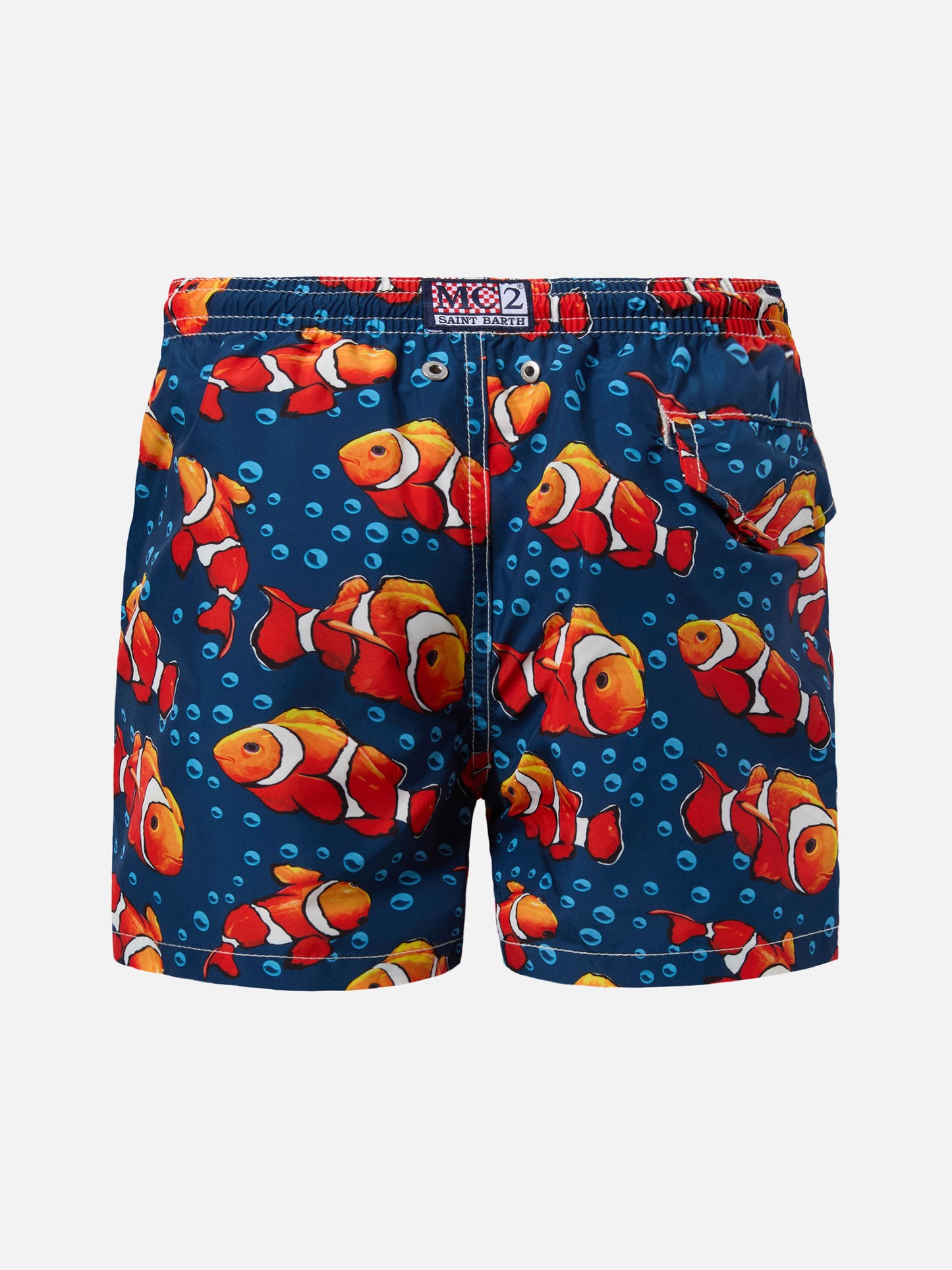 Jean Lighting Badeshorts aus leichtem Stoff mit Fischmuster