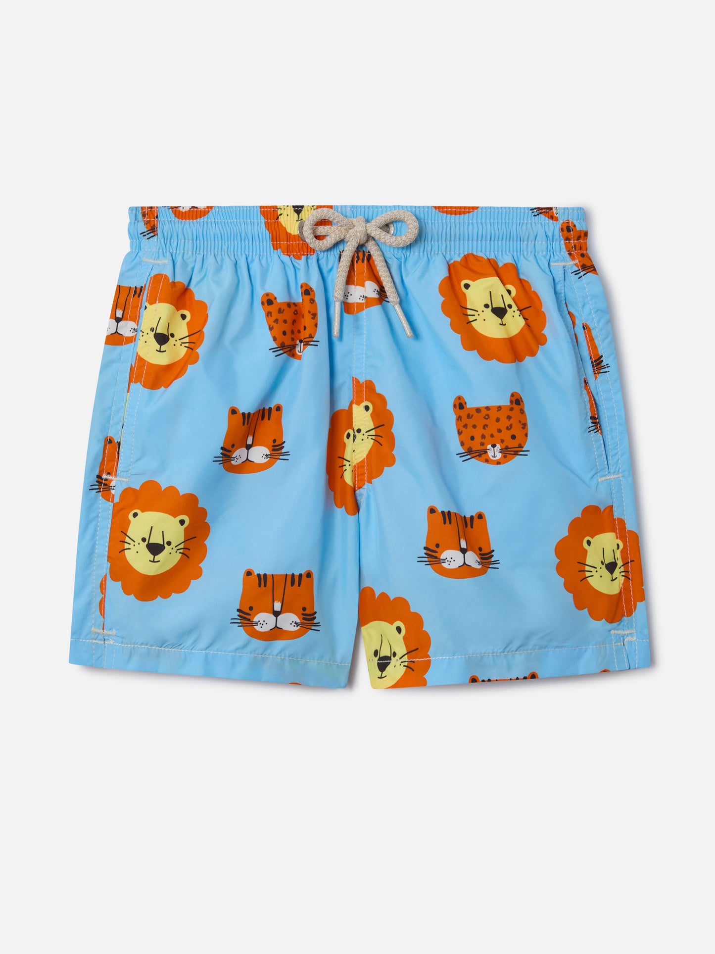 Bañador de tejido ligero para niño Jean Lighting con estampado de leones 