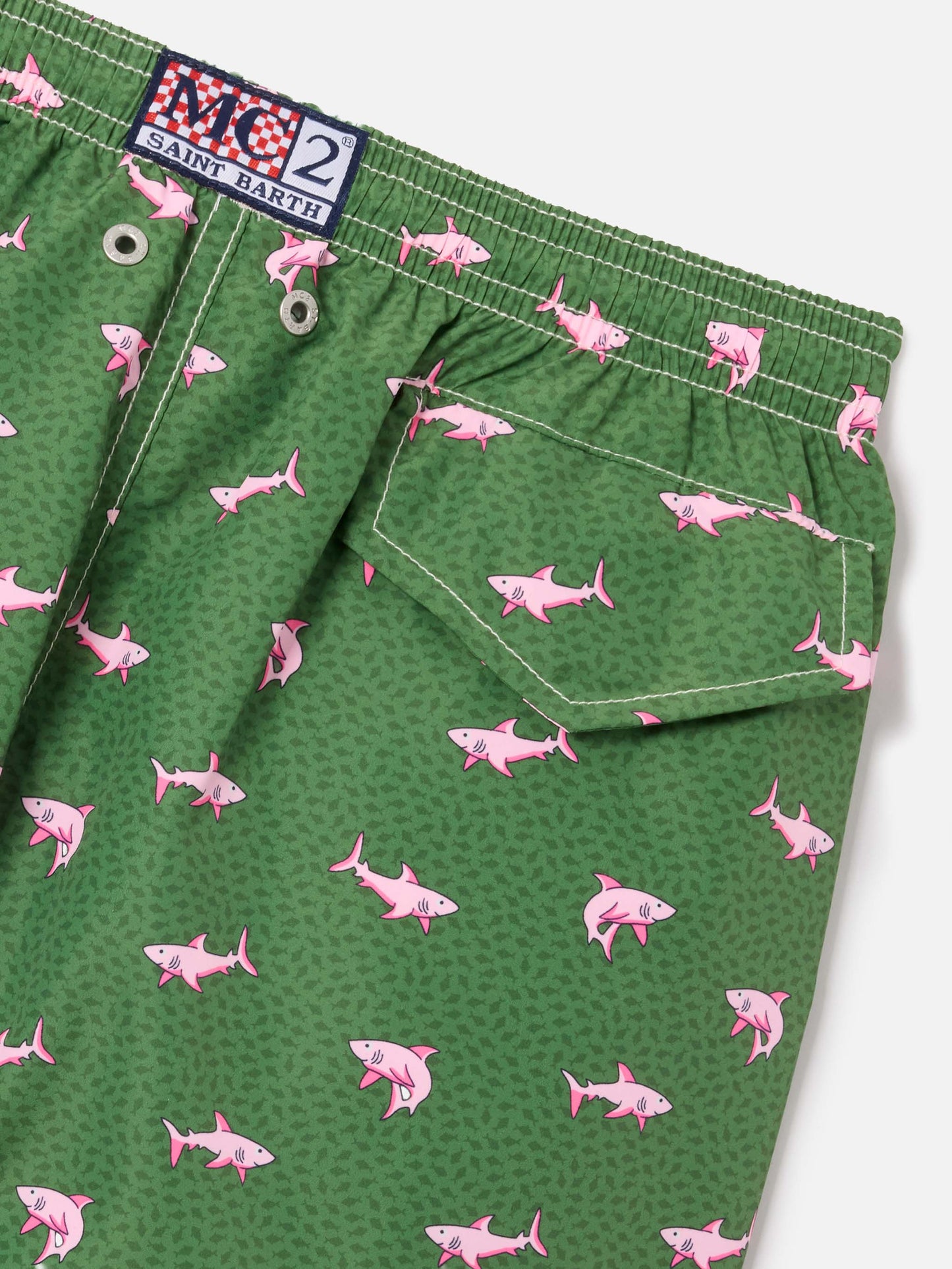 Costume Jean Lighting con stampa Squalo all-over