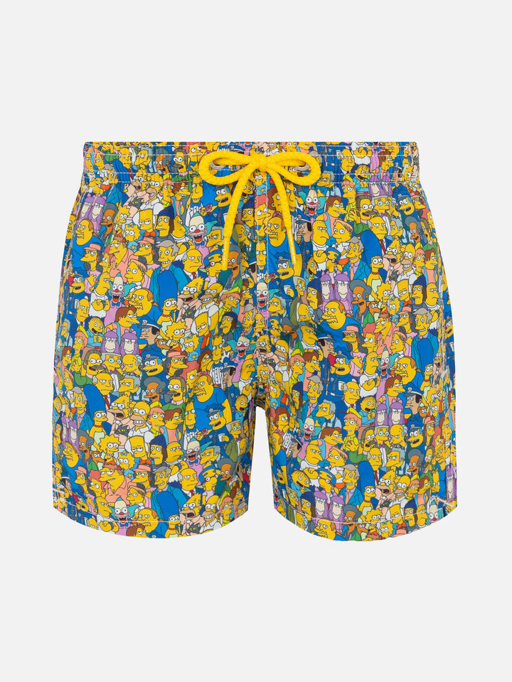 Costume mare Jean Lighting in tessuto leggero con stampa The Simpson team | THE SIMPSON SPECIAL EDITION