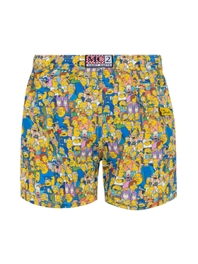 Jean Lighting lightweight fabric swim shorts with The Simpson team print | THE SIMPSON SPECIAL EDITION