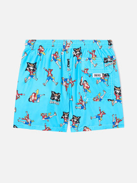 Badeshorts Jean Lighting mit One Piece Allover-Print | ONE PIECE SPECIAL EDITION 