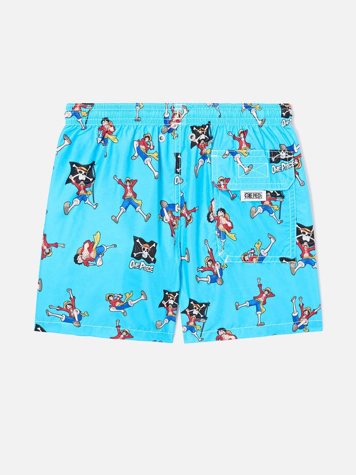 Bañador tipo shorts Jean Lighting con estampado integral One Piece | ONE PIECE SPECIAL EDITION 