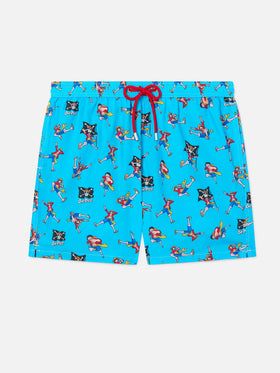 Jean Lighting swim shorts with One Piece all-over print | ONE PIECE SPECIAL EDITION
