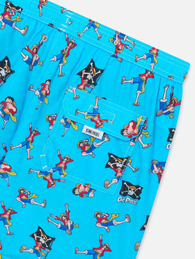 Jean Lighting swim shorts with One Piece all-over print | ONE PIECE SPECIAL EDITION