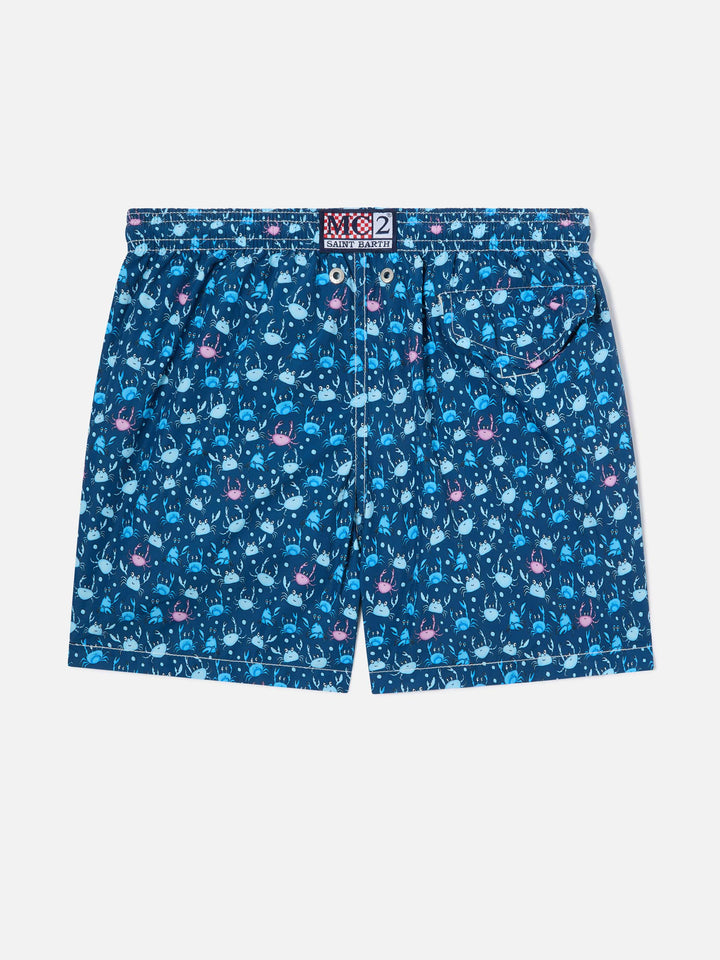 Badehose für Jungen mit mehrfarbigem Krabben-Print 