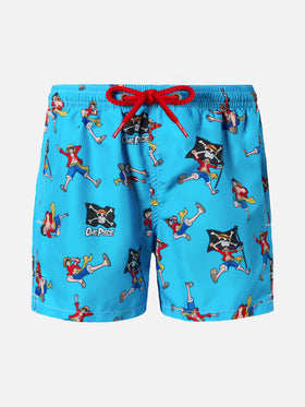 Jean Lighting lightweight fabric swim shorts with One Piece print|ONE PIECE SPECIAL EDITION