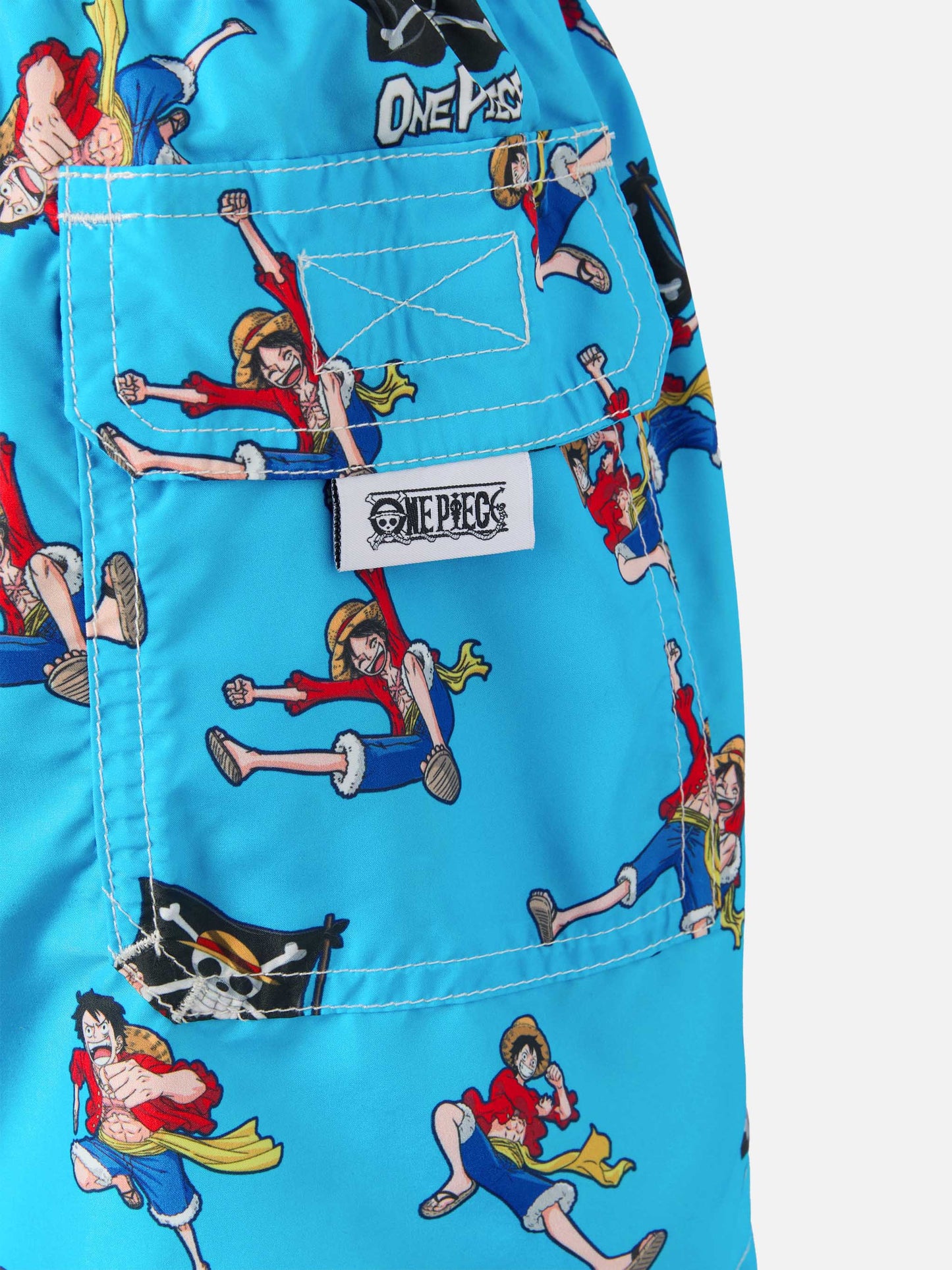 Jean Lighting lightweight fabric swim shorts with One Piece print|ONE PIECE SPECIAL EDITION