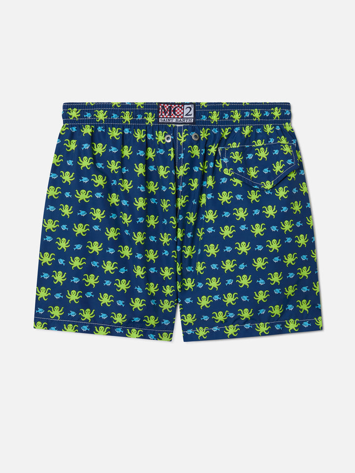 Badehose für Jungen mit Oktopus-Print 