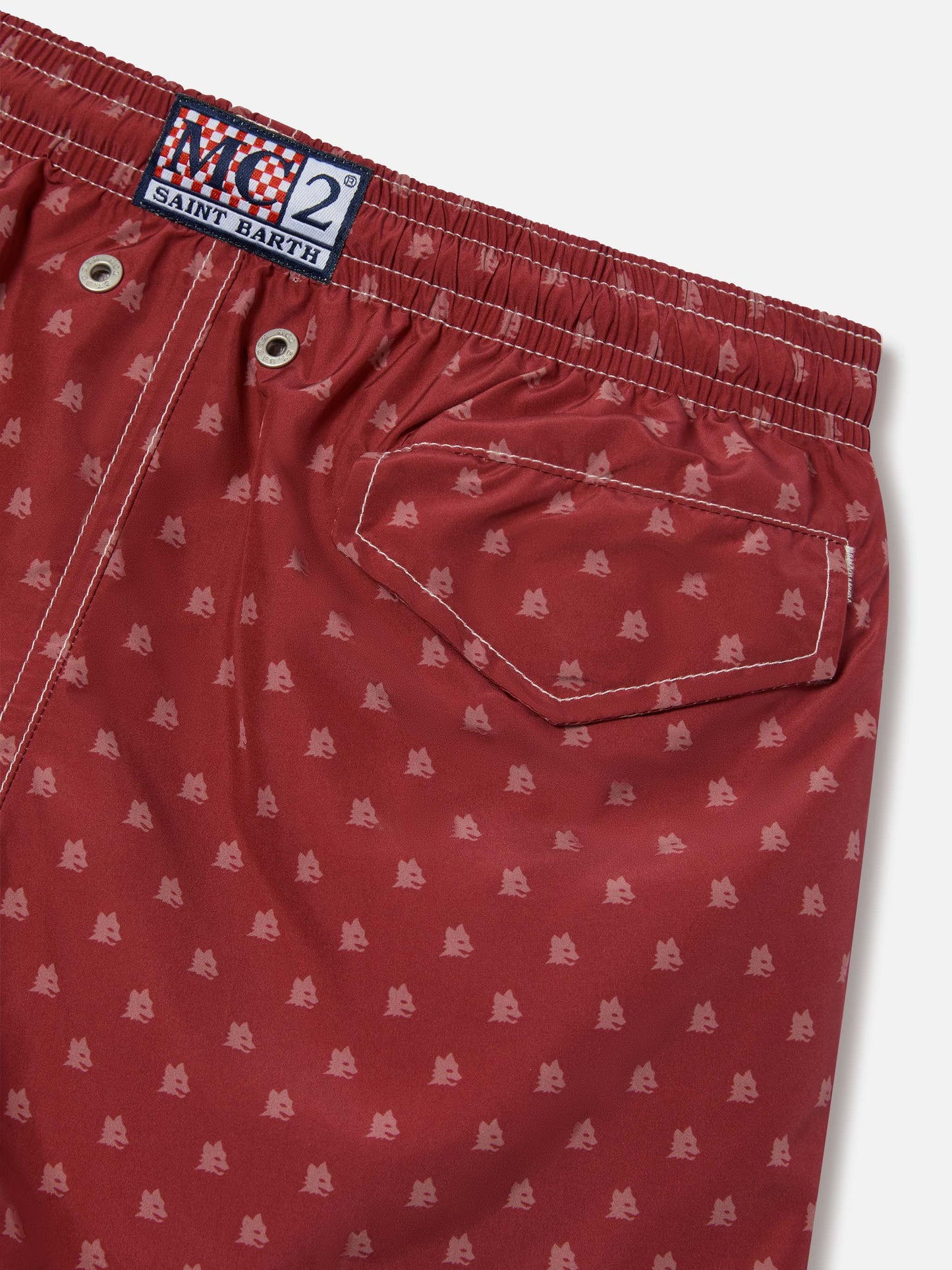 Jean Lighting swim shorts with A.S. Roma all-over print | Special Edition