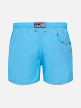 Jean Lighting Pantone lightweight aqua blue swim shorts  | PANTONE® SPECIAL EDITION