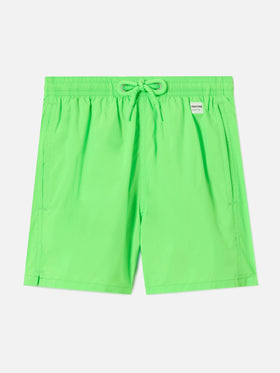 Jean Lighting Pantone swim shorts solid Fluo Green