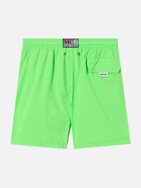 Jean Lighting Pantone swim shorts solid Fluo Green