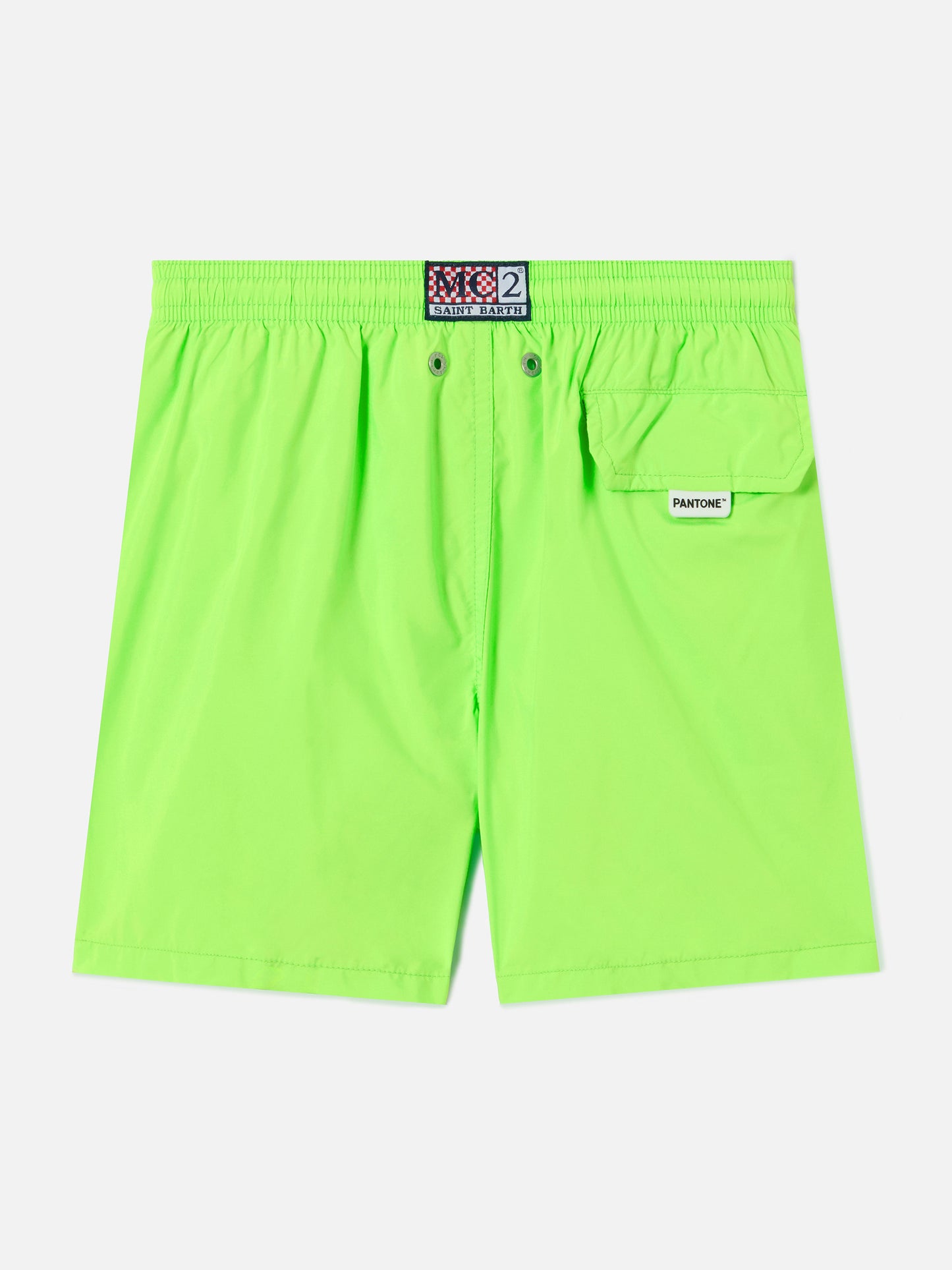 Costume Jean Lighting Pantone tinta unita Verde Fluo