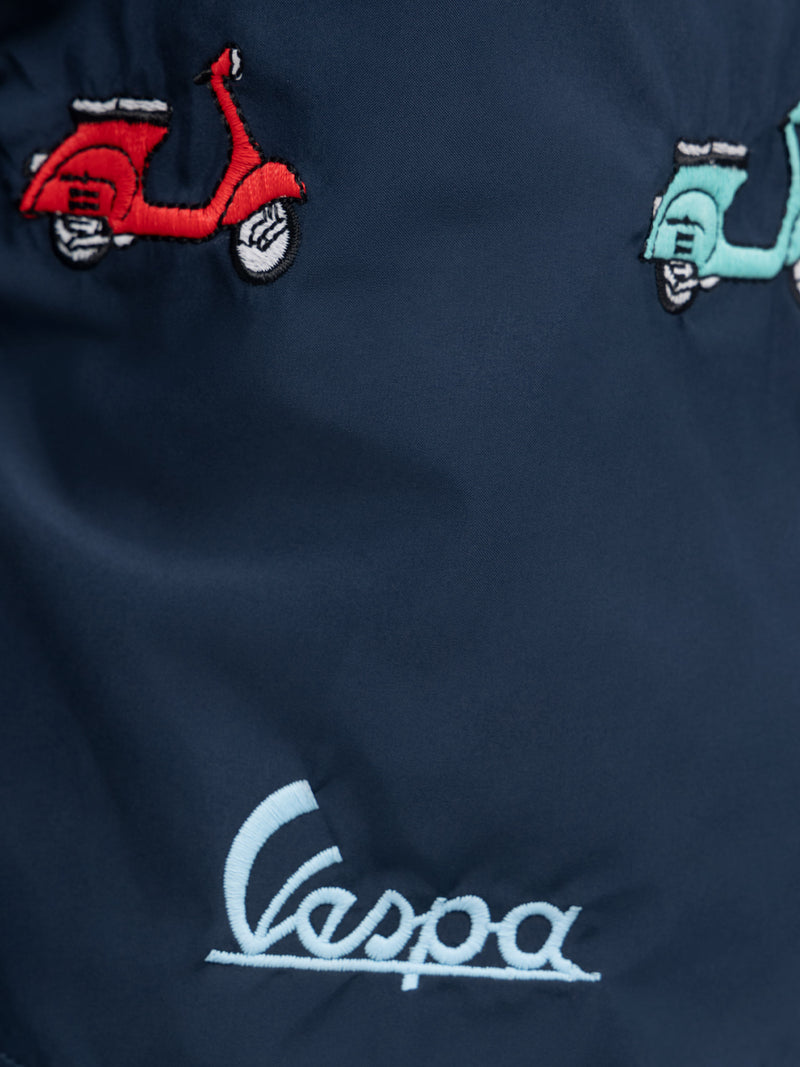 Costume mare Jean Lighting in tessuto leggero con ricamo Vespa | VESPA SPECIAL EDITION