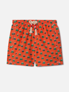 Leichte Badeshorts Jean Lighting 70 mit Frosch-Print 