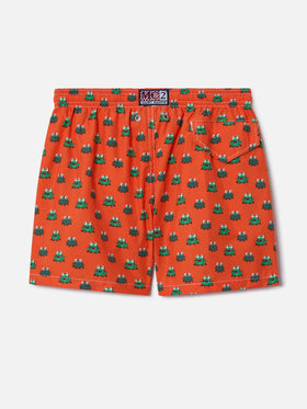 Leichte Badeshorts Jean Lighting 70 mit Frosch-Print 
