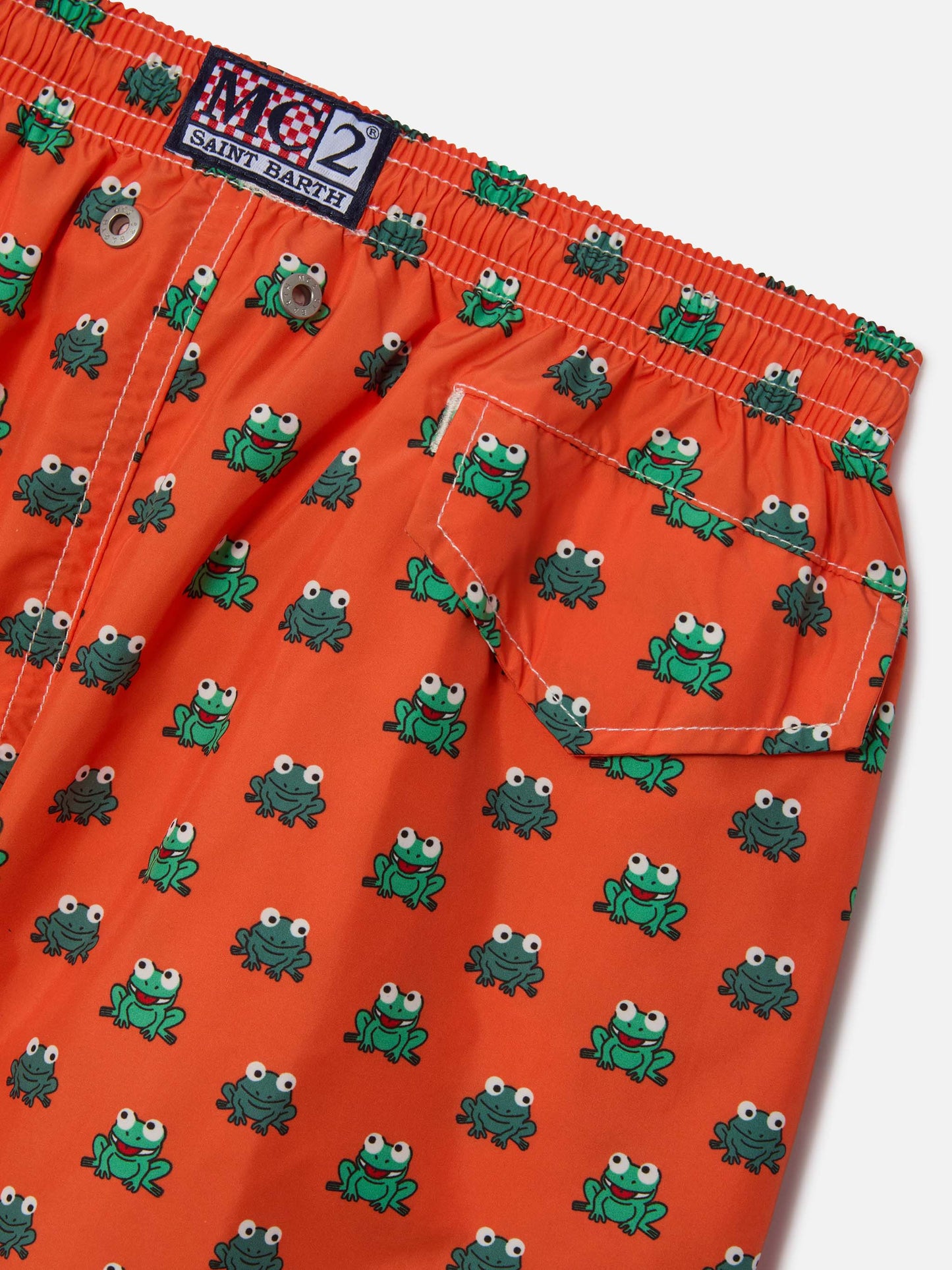 Leichte Badeshorts Jean Lighting 70 mit Frosch-Print 
