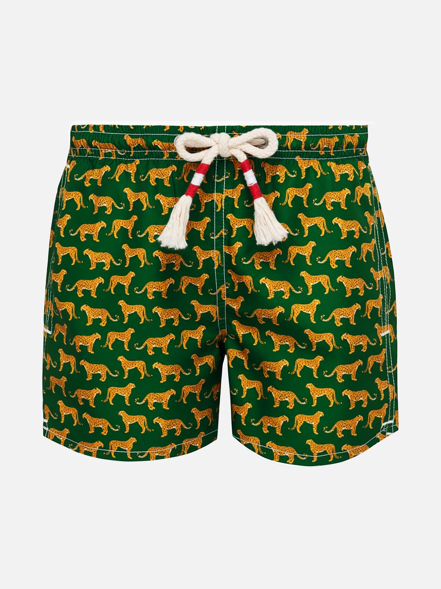 Jean Lighting 70 lightweight swim shorts with cheeta print