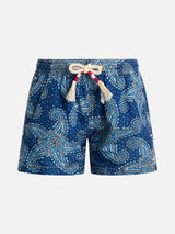 Costume da bagno da bambino in tessuto leggero Jean Lighting 70 con stampa paisley