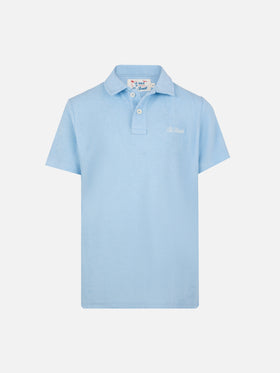 Hellblaues Frottee-Poloshirt „Jeremy Jr.“
