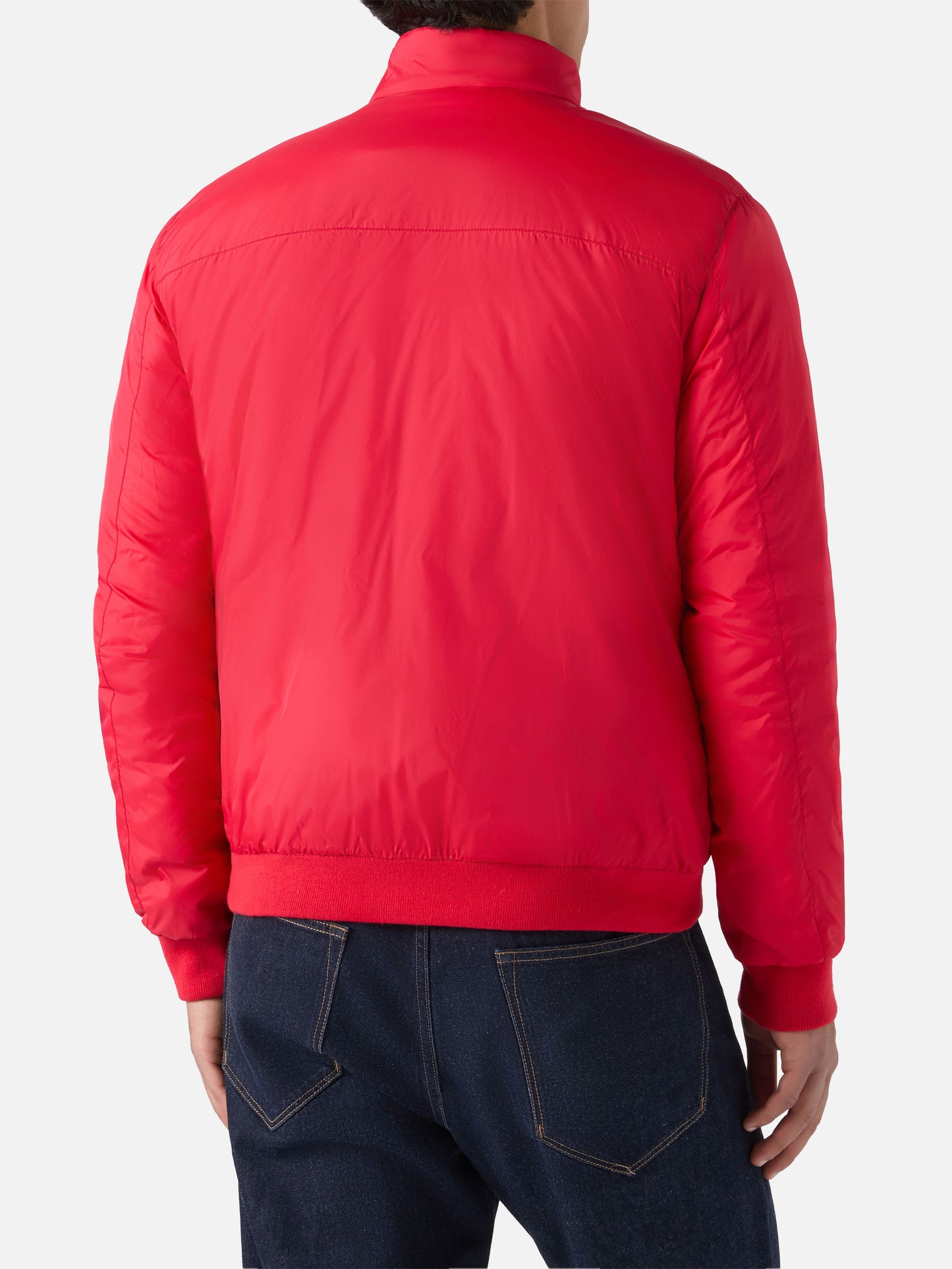Leichte Jet-Bomberjacke in Rot