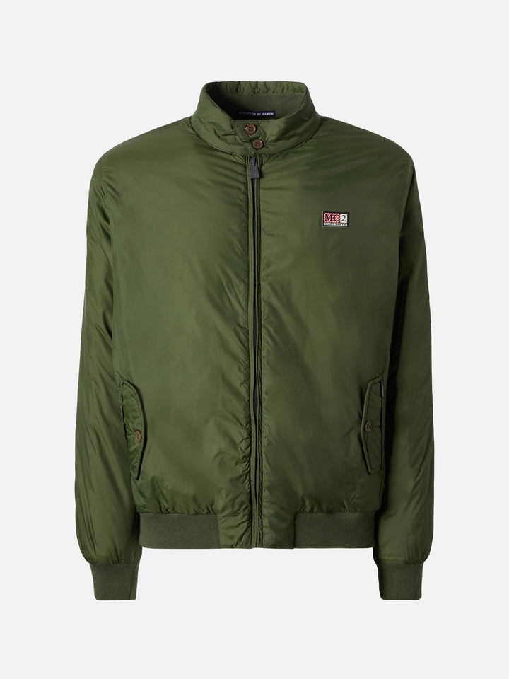 Jet lightweight bomber jacket in military green