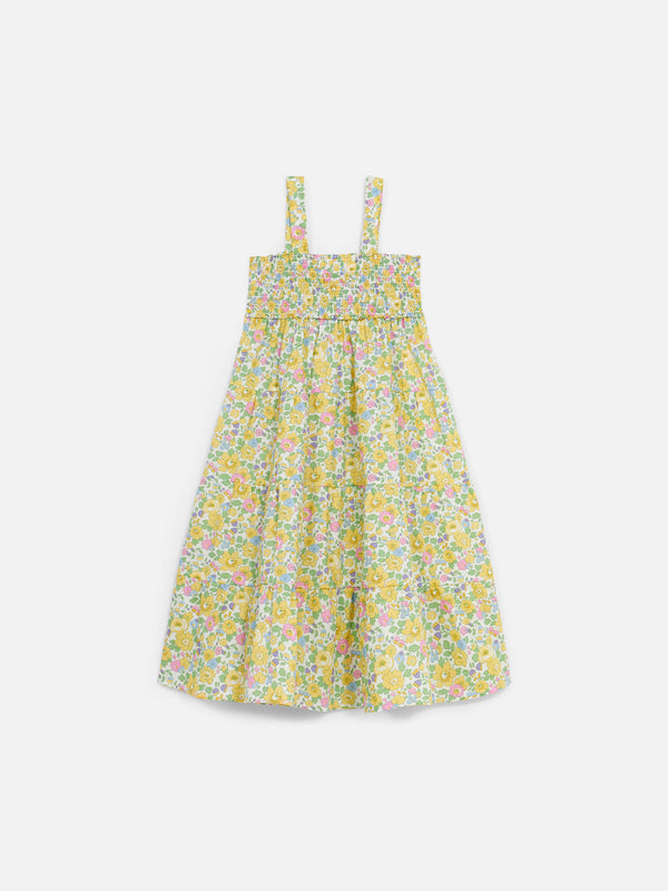 Baumwollkleid für Mädchen Jemine Jr mit Betsy-Print | HERGESTELLT AUS LIBERTY-STOFF