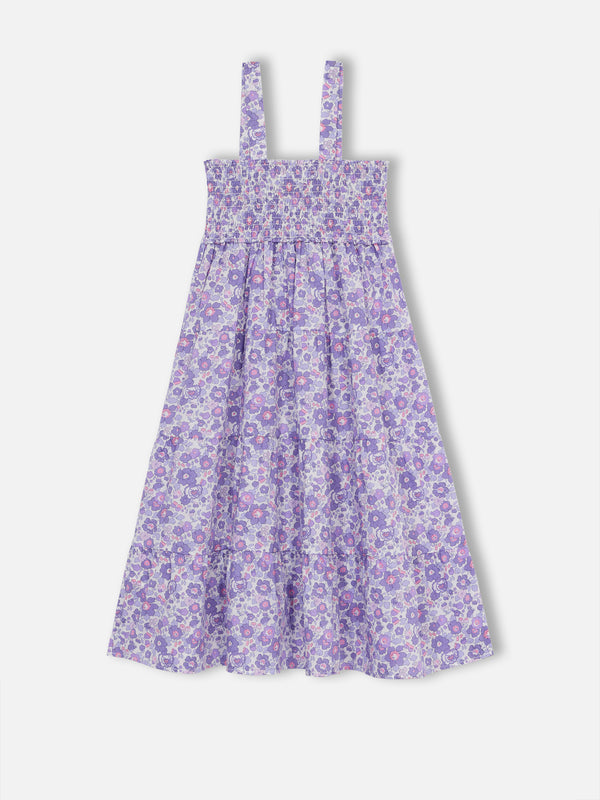 Baumwollkleid für Mädchen Jemine Jr mit Betsy-Print | HERGESTELLT AUS LIBERTY-STOFF