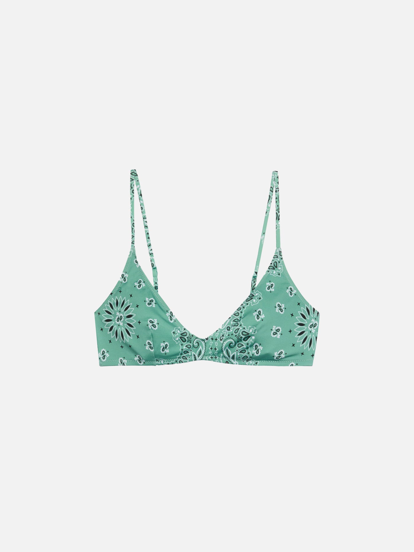 Bralette scollata con stampa bandana Paloma
