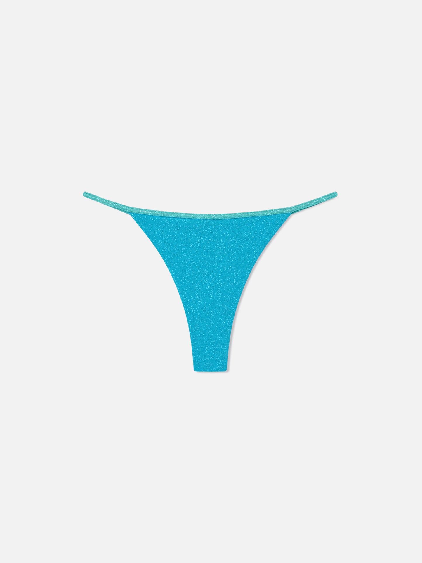 Turquoise lurex Jodene swim briefs