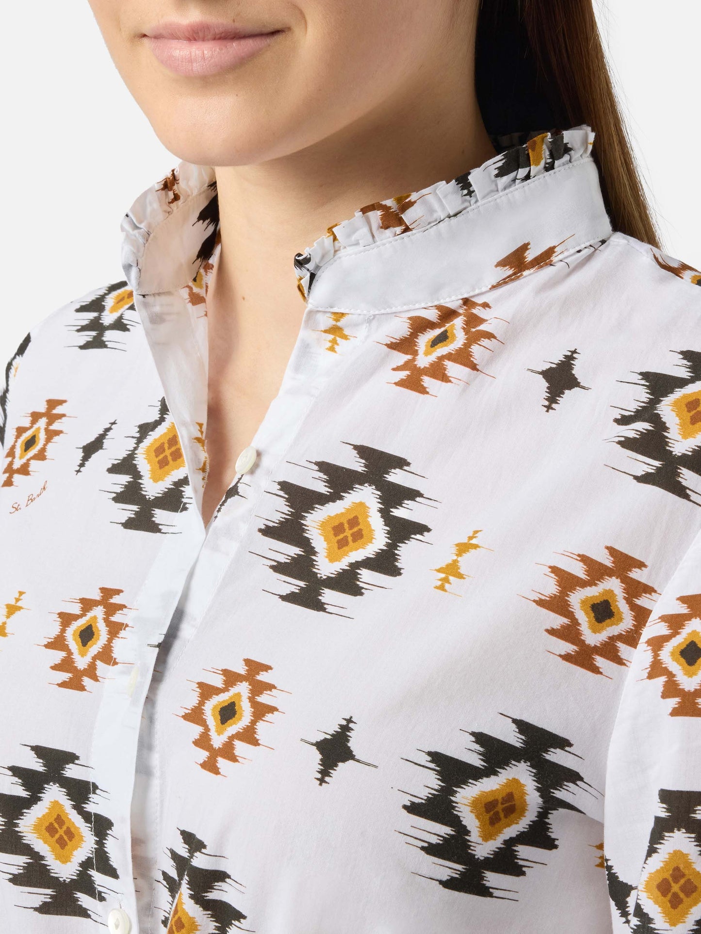 Abito lungo da spiaggia Jodie con stampa navajo