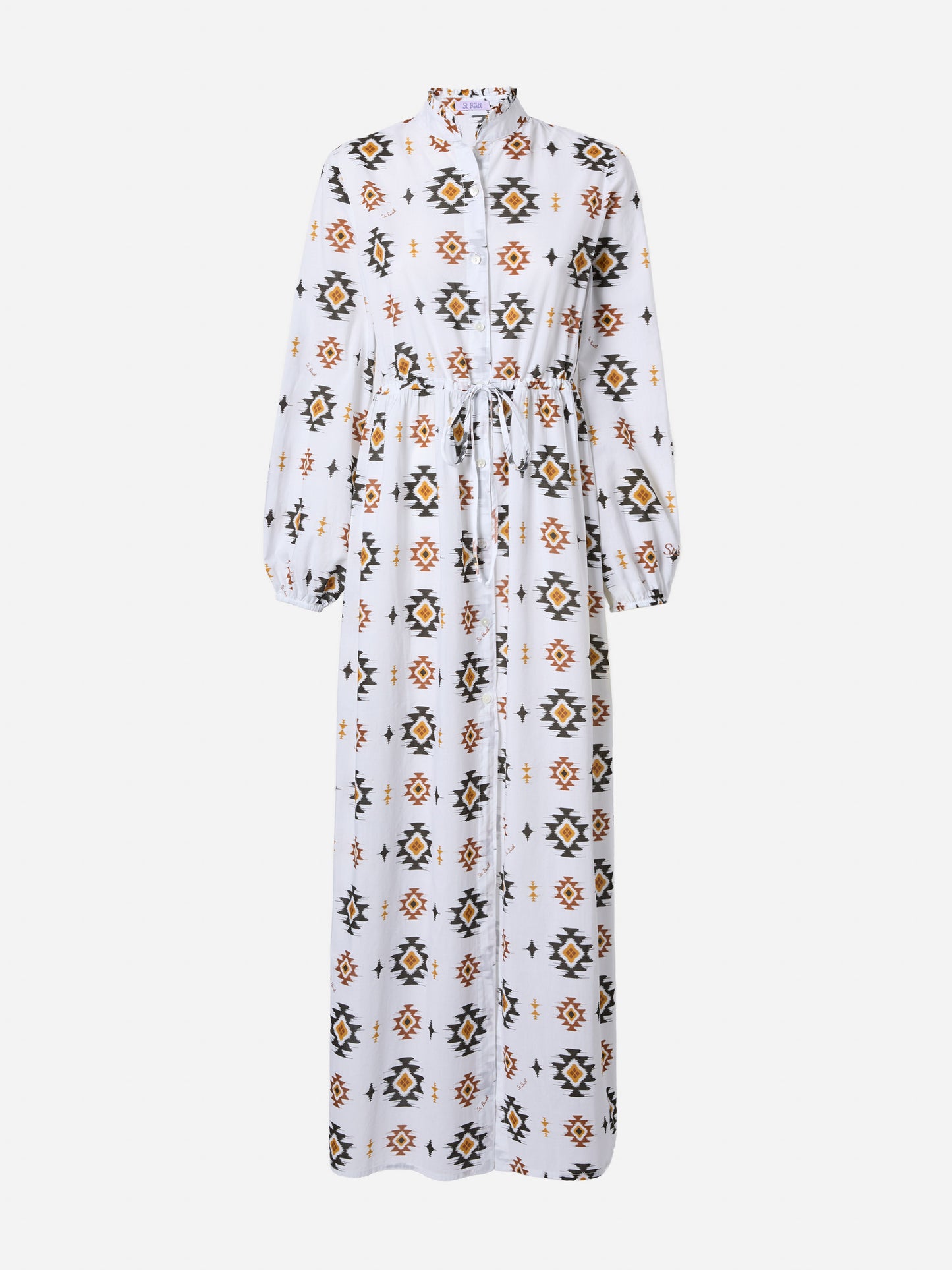 Langes Strandkleid Jodie mit Navajo-Muster