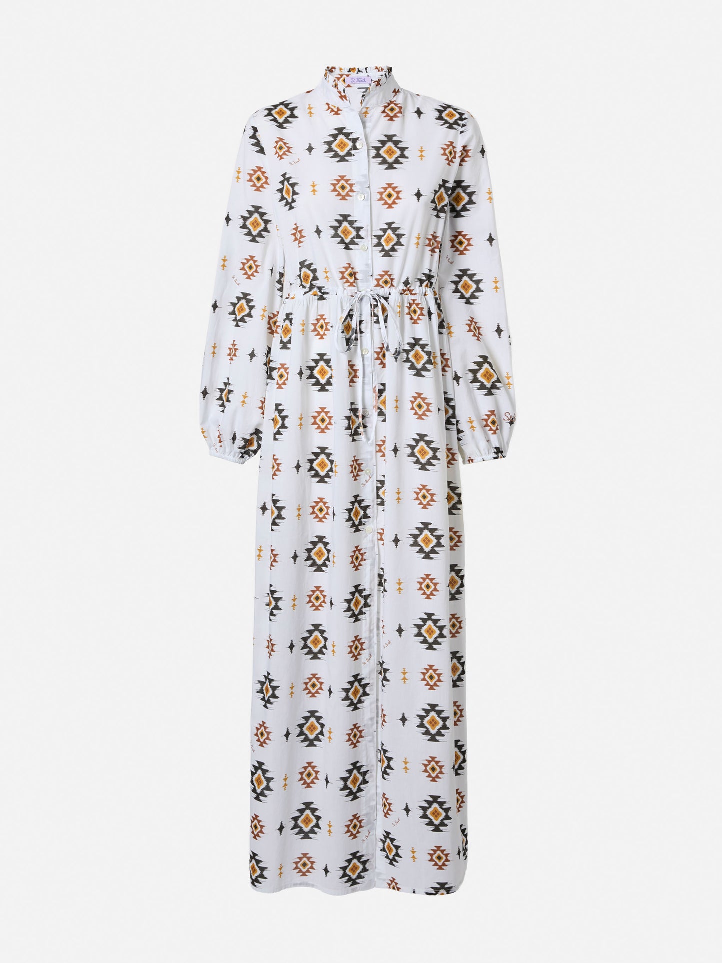 Abito lungo da spiaggia Jodie con stampa navajo