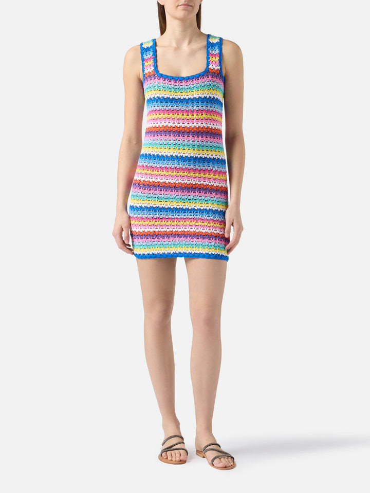 Handmade crochet cotton mini dress Jaisal