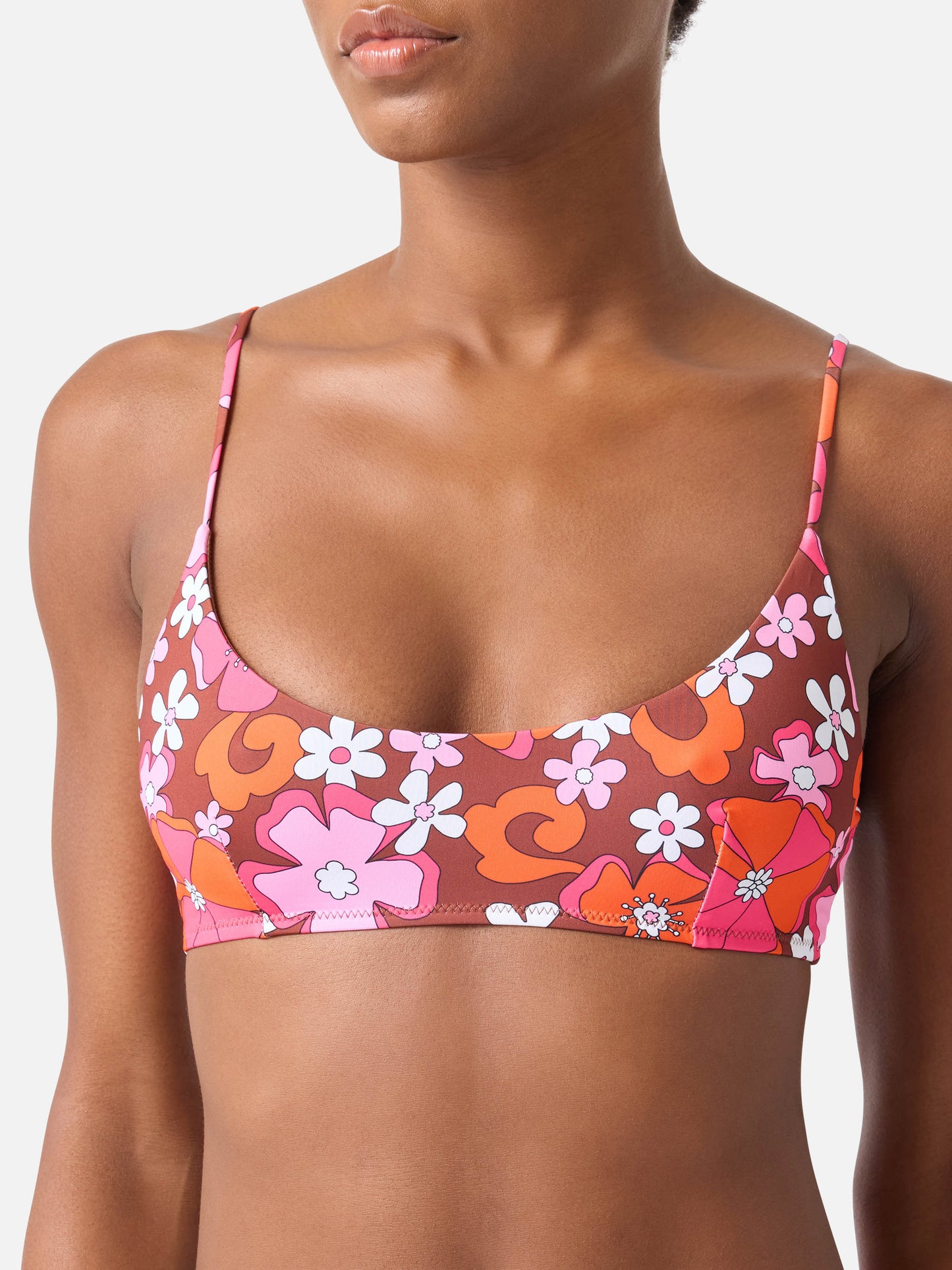 Haut de bikini brassière Judy à imprimé floral 