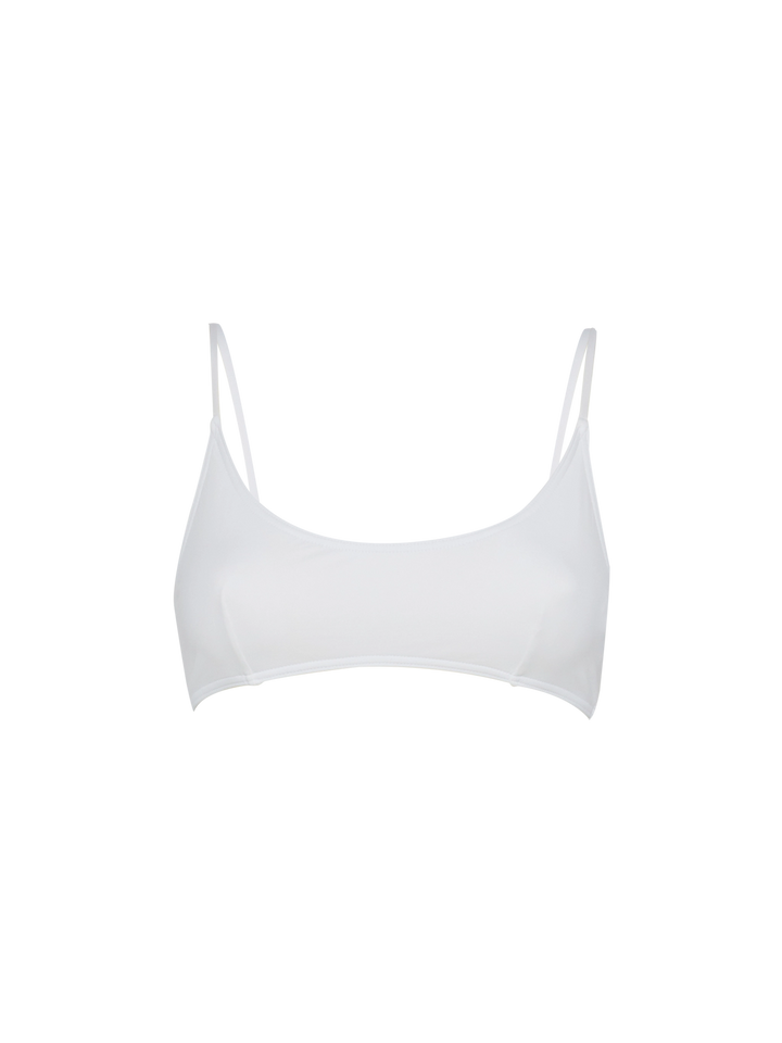 Judy top bralette bianco