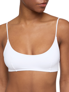 Judy white bralette beach top Judy
