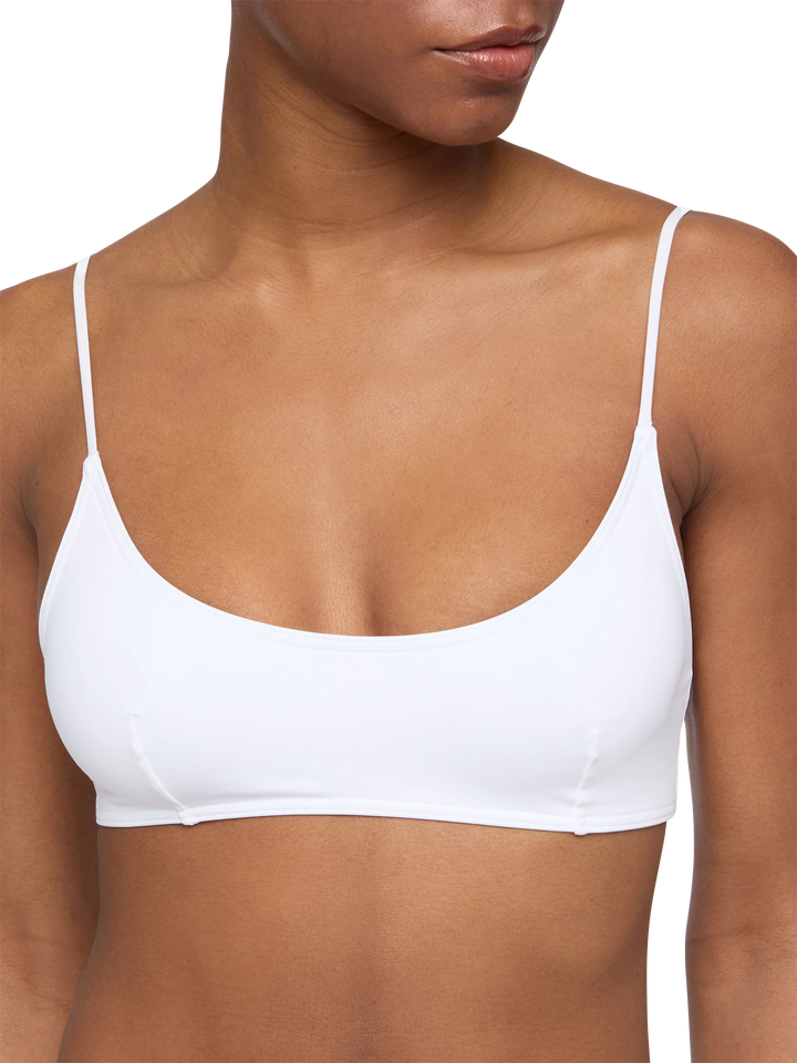 Judy top bralette bianco