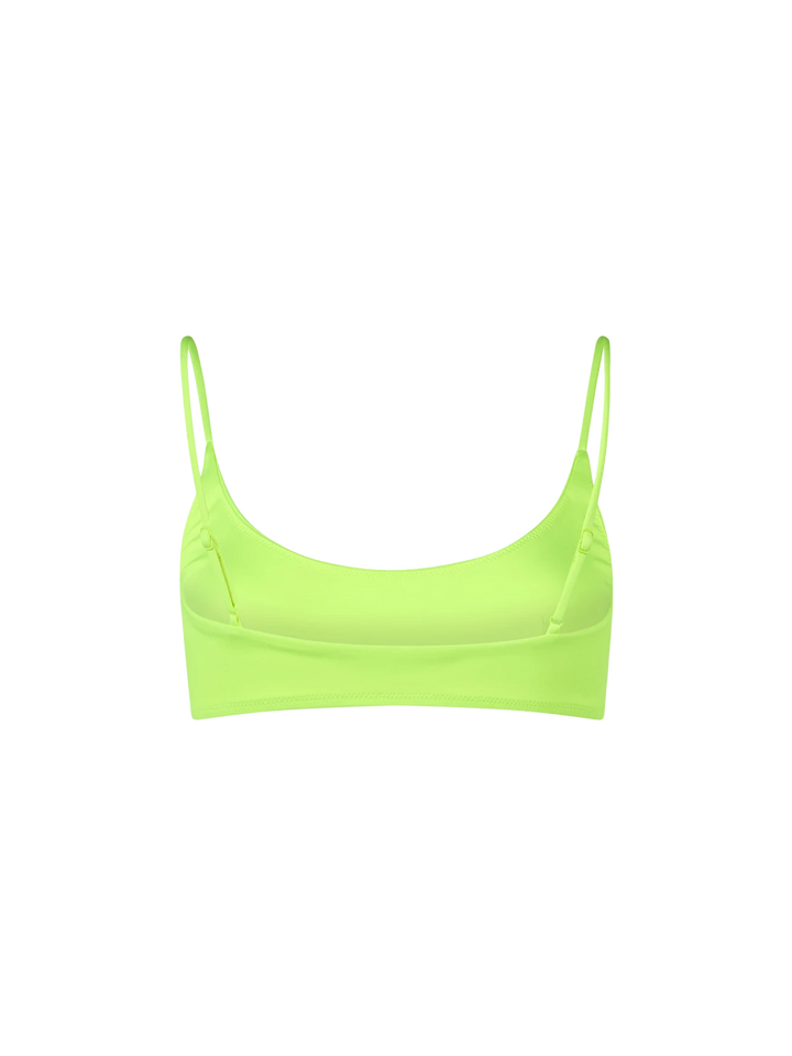 Bralette-Strandtop Judy in Neongelb für Damen