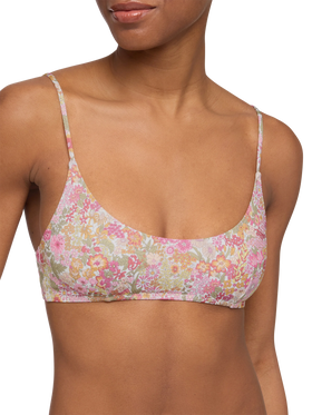 Bralette bikini Judy Virgo with Margaret Annie floral print | MADE WITH LIBERTY FABRIC
